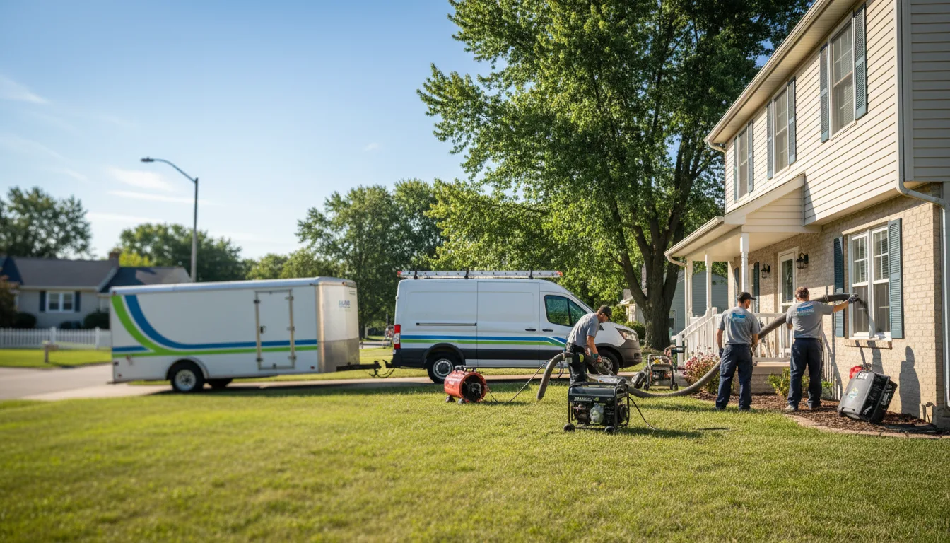 Flooded Basement Restoration And Cleanup With Repair in Elk Creek, NE near me